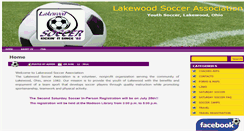 Desktop Screenshot of lakewood-soccer.com